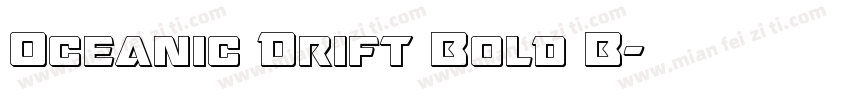 Oceanic Drift Bold B字体转换